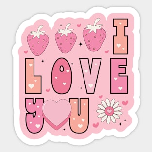 Valentines Day ILOVEYOU Sticker